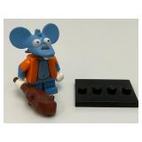 Collectible Hard To Get ITCHY Genuine Lego Mini figure Series 1 With ,  And Stand