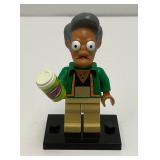 Collectible Hard To Get APU NAHASAPEEMAPETILON Genuine Lego Mini figure Series 1 With Cup And Stand