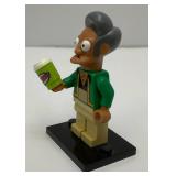 Collectible Hard To Get APU NAHASAPEEMAPETILON Genuine Lego Mini figure Series 1 With Cup And Stand