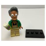 Collectible Hard To Get APU NAHASAPEEMAPETILON Genuine Lego Mini figure Series 1 With Cup And Stand