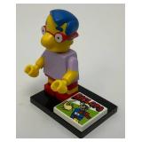 Collectible Hard To Get MILLHOUSE VAN HOUTEN Genuine Lego Mini figure Series 1 With Biclops And Stand