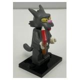Collectible Hard To Get SCRATCHY Genuine Lego Mini figure Series 1 With Axe And Stand