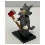 Collectible Hard To Get SCRATCHY Genuine Lego Mini figure Series 1 With Axe And Stand