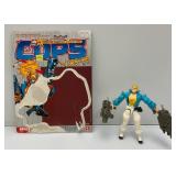 1988 Hasbro C. O. P. S. N Crooks BERSERKO Action Figure Complete With Card
