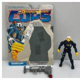 1988 Hasbro C. O. P. S. N Crooks BARRICADE Action Figure Complete With Card