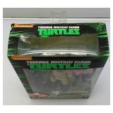 TMNT Turtles GHOSTBUSTERS Leonardo As STANTZ Action Figure (New Open Box) Ghost loose In Package, Package Shows Self Wear
