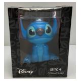 Collectible Disney STITCH Ceramic Bank 8" (New Old Stock)