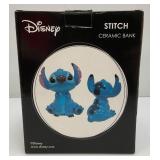 Collectible Disney STITCH Ceramic Bank 8" (New Old Stock)