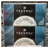 100 Rounds Of Federal Ammunition 22LR With Shotgun Shell Can Cooler (New)