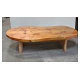 thick heavy wooden table
