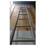 vintage wooden ladder