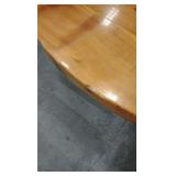 thick heavy wooden table