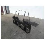 Wolverine Pallet Fork Back Rack W/Bale Fork Prep 45"
