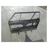 Wolverine Pallet Fork Back Rack W/Bale Fork Prep 45"