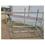 Angle Iron Shelf Racks x 2
