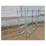 Angle Iron Shelf Racks x 2