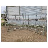 Angle Iron Shelf Racks x 2