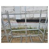 Angle Iron Shelf Racks x 3