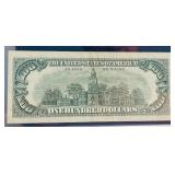 1966 $100 United States "RED SEAL" Note | Serial Number A 00799950 A