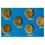 1942-1945 U.S. Wartime Silver Nickel Collection