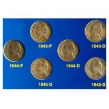 1942-1945 U.S. Wartime Silver Nickel Collection