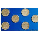 1942-1945 U.S. Wartime Silver Nickel Collection