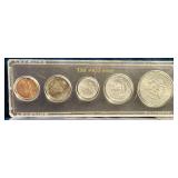 1964 United States Mint Set | 1964 Kennedy Half Dollar | Washington Quarter | Roosevelt Dime | Jefferson Nickel | Lincoln Cent
