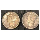 Mercury Dimes - Qty 3  | 1942 | 1940 | 1941
