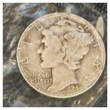 Mercury Dimes - Qty 3  | 1942 | 1940 | 1941