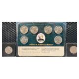 6-coin "All-Mint" Collection of Uncirculated Susan B. Anthony Dollars included coins:  Philadelphia (P), Denver (D), and San Francisco (S) mints for both years. Susan B. Anthony Dollars (2). (8) Coins