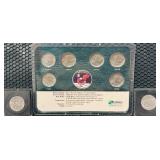 6-coin "All-Mint" Collection of Uncirculated Susan B. Anthony Dollars included coins:  Philadelphia (P), Denver (D), and San Francisco (S) mints for both years. Susan B. Anthony Dollars (2). (8) Coins