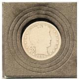 1898 United States Barber Quarter Dollar