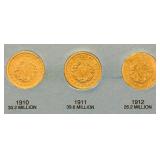 Liberty Head "V" Nickels - Qty 10 | 1900 | 1903 | 1904 | 1905 | 1906 | 1907 | 1908 | 1910 | 1911 |1912