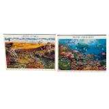 USPS "Nature of America" Commemorative Stamp Sheets featuring Different Ecosystem Designs - Qty 4 | Arctic Tundra (2) | Pacific Coral Reef | Pacific Coast Rain Forest