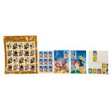 United States Postage Stamps from "The Art of Disney" Series | Sleeping Beauty and Mickey Mouse |  "Friendship" (featuring Bambi and Pinocchio) and "Celebration" themes, generally issued with 37-cent 