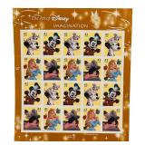 United States Postage Stamps from "The Art of Disney" Series | Sleeping Beauty and Mickey Mouse |  "Friendship" (featuring Bambi and Pinocchio) and "Celebration" themes, generally issued with 37-cent 