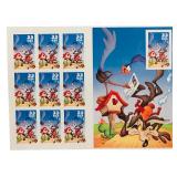 United States Postage Stamps from "The Art of Disney" Series | Sleeping Beauty and Mickey Mouse |  "Friendship" (featuring Bambi and Pinocchio) and "Celebration" themes, generally issued with 37-cent 