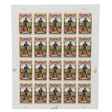 Vintage and Antique Stamp Collection - Qty 4 | "American Advances in Aviation" | "Legends of Baseball" | Mahogany Speedboats | Eddie Rickenbacker, an aviation pioneer.