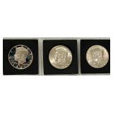 Kennedy Half Dollars - Qty 3 | 1987-S (1) Proof | 1776-1976D Bicentennial (1) | 1776-1976 Bicentennial
