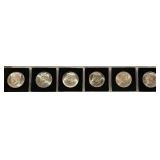 Kennedy Half Dollar - Qty 6 - 1983-D | 1991-D | 1993-P | 2014-P PROOF | 2023-P | 2025-P