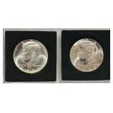 Kennedy Half Dollar - Qty 6 - 1983-D | 1991-D | 1993-P | 2014-P PROOF | 2023-P | 2025-P