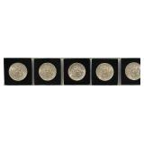 Kennedy Half Dollar - Qty 5 | 1971-D | 1973-D | 1974-D | 1980-D | Unknown