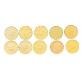 Canadian Bank Notes and Coins Collection