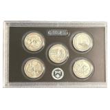 2017-S United States Mint 225th Anniversary Enhanced Uncirculated Coin Set featuring Two Protective Lenses and a Certificate of Authenticity