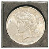 1923 United States Peace Silver Dollar featuring Lady Liberty