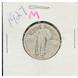 1927 Standing Liberty Silver Quarter Dollar