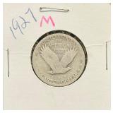 1927 Standing Liberty Silver Quarter Dollar