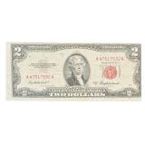 1953A $2 United States "RED SEAL" Note |