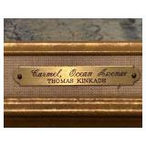 Thomas Kinkade Carmel Ocean Avenue Framed Print With Coa