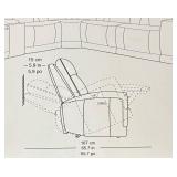 Gilman Creek Leather Power Reclining Sectional With Power Headrests